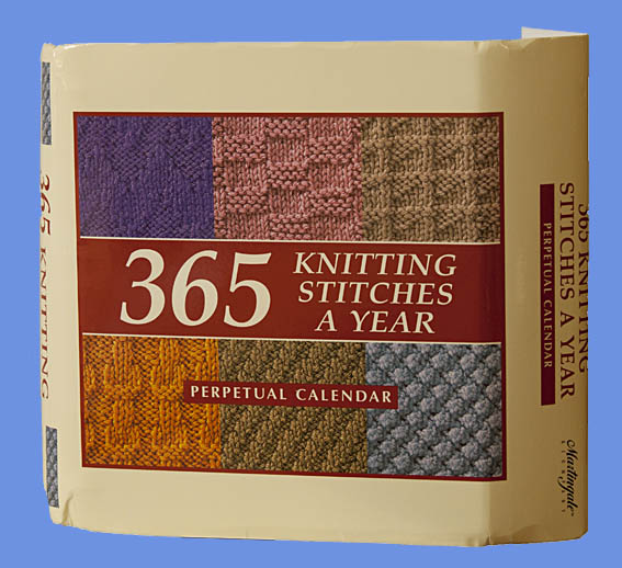 Kalender 365 Knitting Stitches a Year Butik Paradisets bamser, tøj